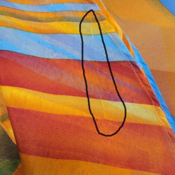 CUSTOM Made Silk Kaftan Multicolor Dress Caftan Tunic Silk Cover Up Silk Gown - Picture 14 of 14